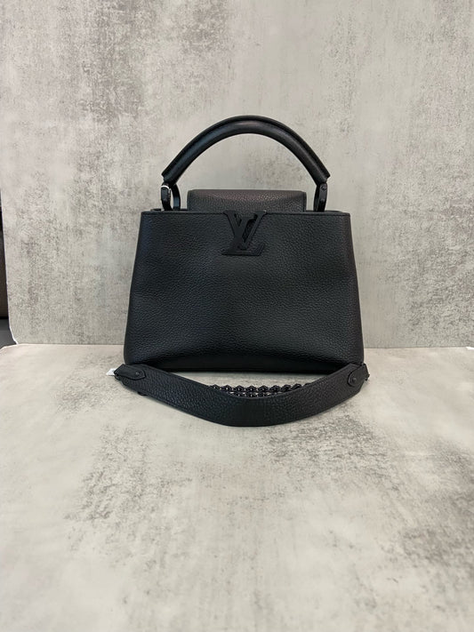 Louis Vuitton Matte So Black Capucines BB w/ Strap