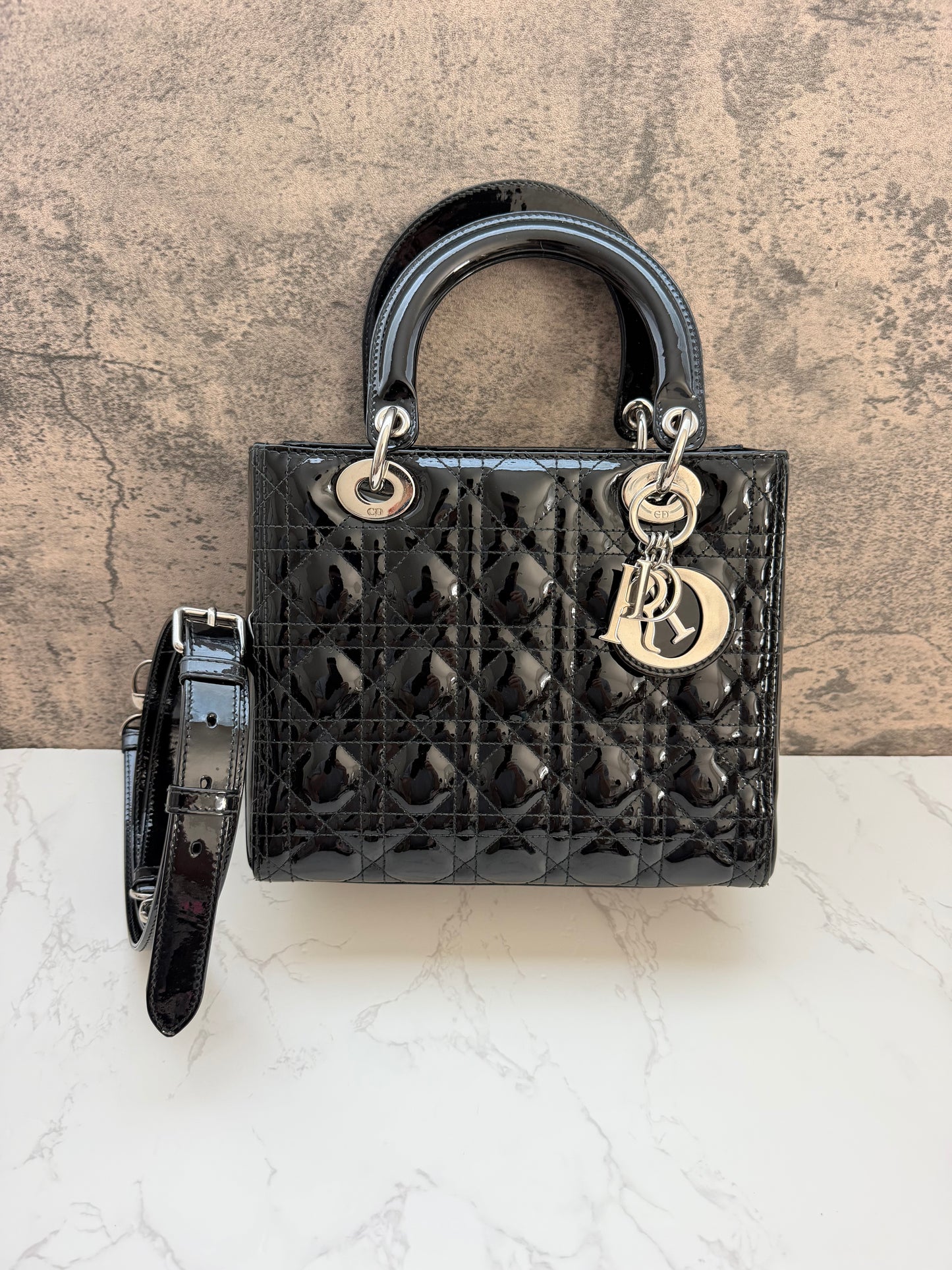 Lady Dior Black with Sliver HW