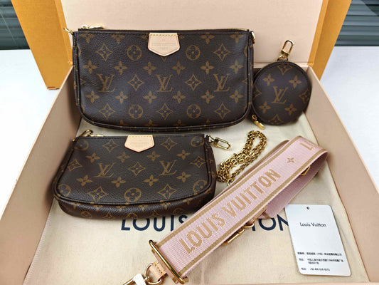 Louis Vuitton Monogram Multi Pochette Pink