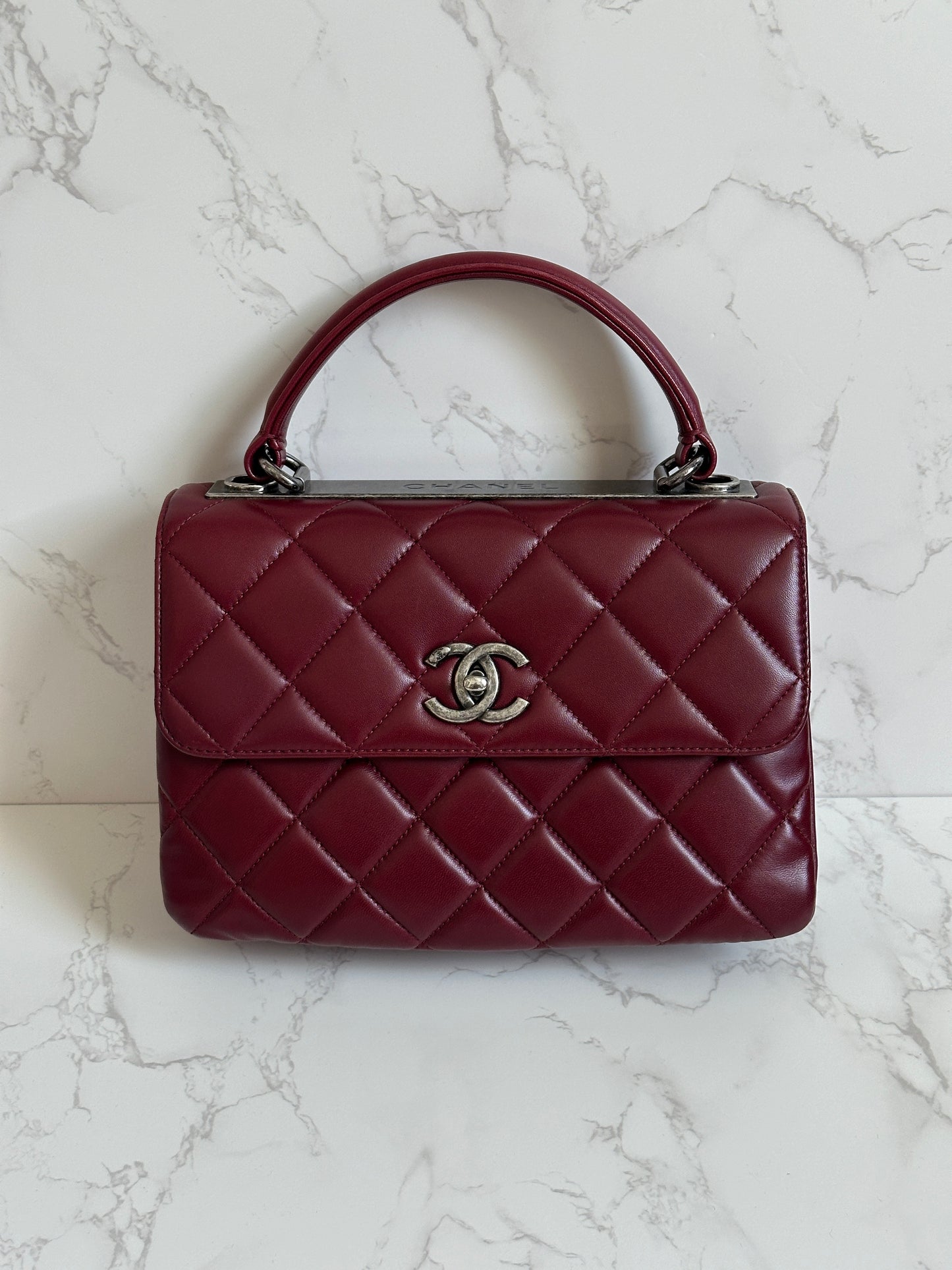 Chanel Top Handle Flap Bag