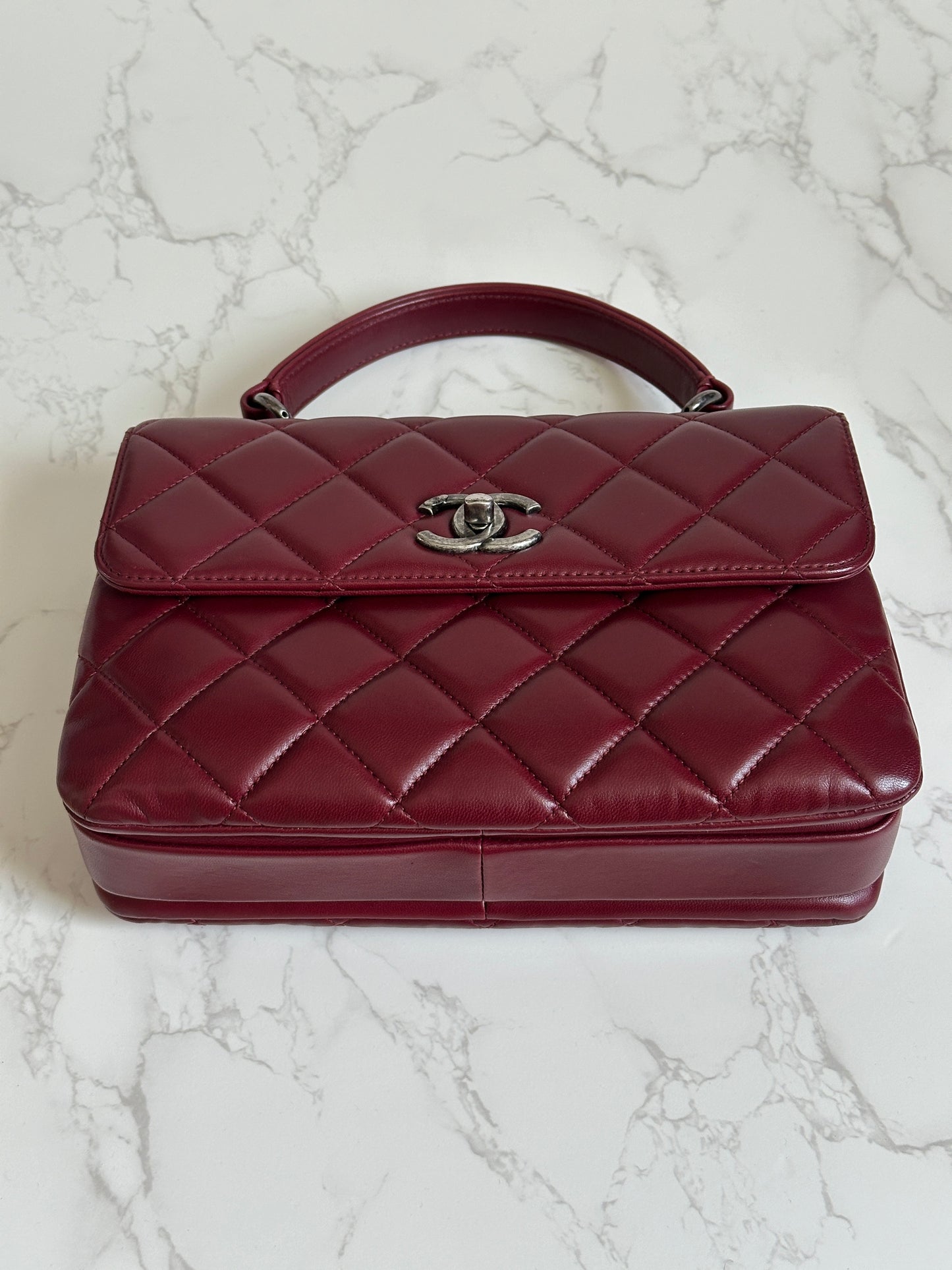 Chanel Top Handle Flap Bag