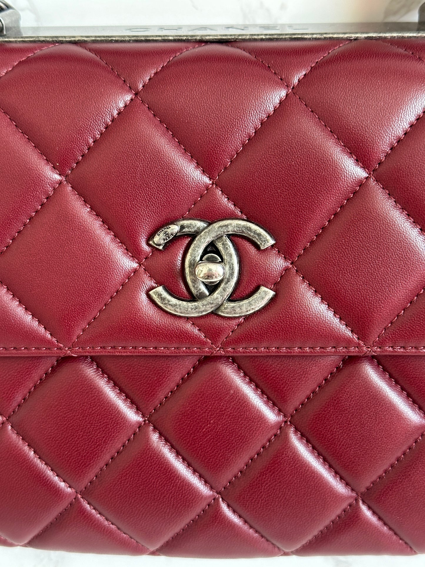 Chanel Top Handle Flap Bag